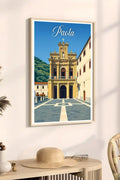 Poster Paola Stampa Manifesto Vintage Retro Illustrato