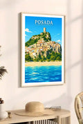 Poster Posada Stampa Manifesto Vintage Retro Illustrato