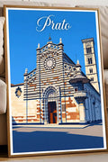 Poster Prato Stampa Manifesto Vintage Retro Illustrato