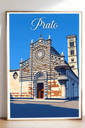 Poster Prato Stampa Manifesto Vintage Retro Illustrato