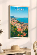 Poster Salerno Poster Vintage Retro Illustration