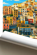 Poster Sciacca Stampa Manifesto Vintage Retro Illustrato