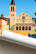 Poster Spoleto Stampa Manifesto Vintage Retro Illustrato