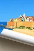 Poster Termoli Stampa Manifesto Vintage Retro Illustrato