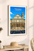 Poster Terni Stampa Manifesto Vintage Retro Illustrato