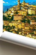 Poster Trevi Stampa Manifesto Vintage Retro Illustrato