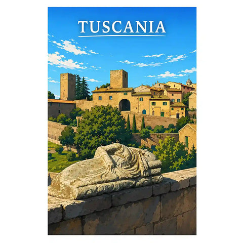 Poster - Tuscania