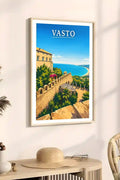 Poster Vasto Stampa Manifesto Vintage Retro Illustrato