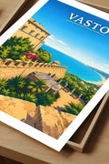 Poster Vasto Stampa Manifesto Vintage Retro Illustrato