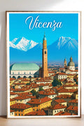 Poster Vicenza Poster Vintage Retro Illustration