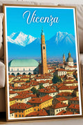 Poster Vicenza Poster Vintage Retro Illustration